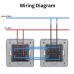 Premium Aluminum Toggle Switch 2-gang 2-way  NATURAL